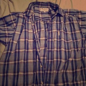 Colombia buttons down plaid shirt